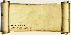 Janko Sedlar vizit kartica